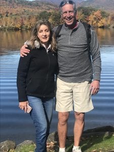Mark Goidell and his wife Lynn. (Photo Courtesy of Stony Brook Medicine)